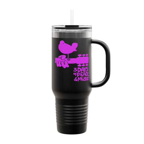 Woodstock 69 Poster Insulated Travel Mug