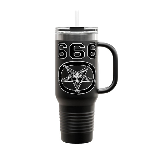 666 Zippered 2 Insulated Travel Mug