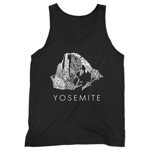 Our cotton yosemite national park words art men tank top is perfect for those intense workouts in the gym, at practice or pickup games.