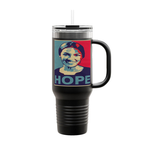 Alexandria Ocasio Cortez Insulated Travel Mug
