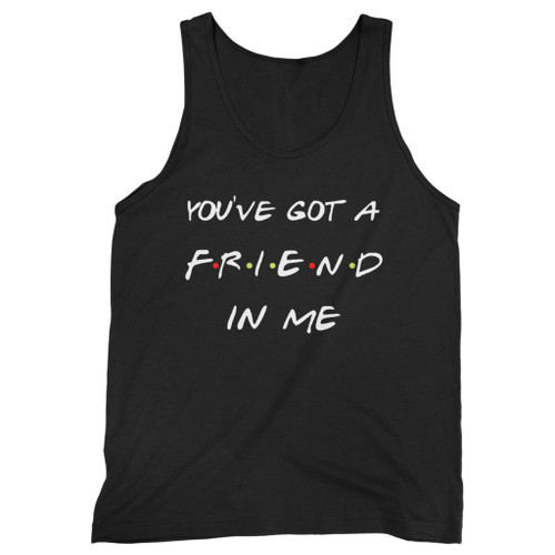 Our cotton youve got a friend in me disney toy story men tank top is perfect for those intense workouts in the gym, at practice or pickup games.