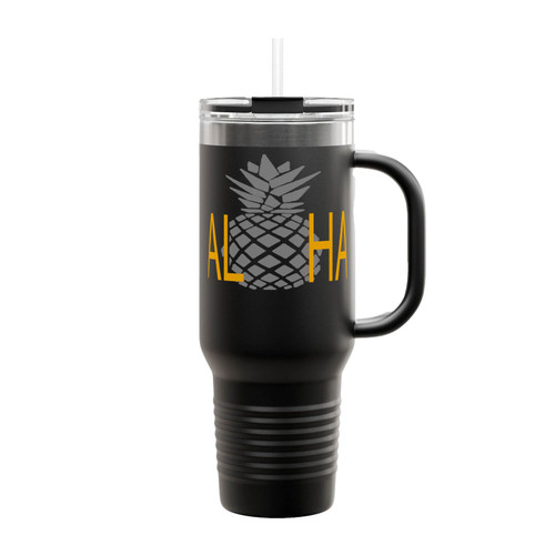 Aloha Pineapple Insulated Travel Mug