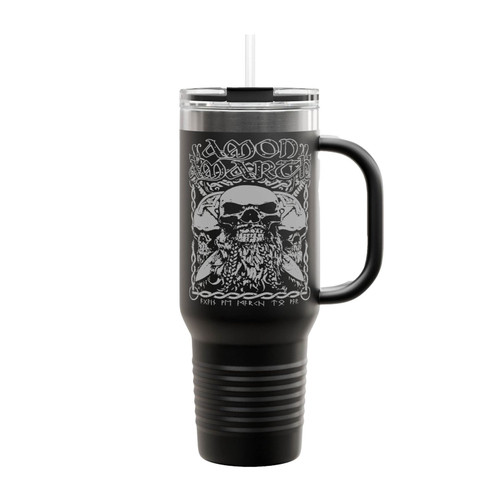 Amon Amarth Bearded Skull Insulated Travel Mug