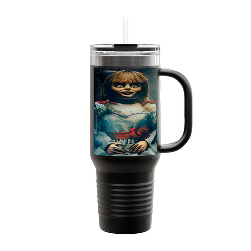 Annabelle Doll Horror Movie Insulated Travel Mug