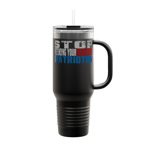 Anti-Racist Equality Unity Love Peace Tolerance Insulated Travel Mug