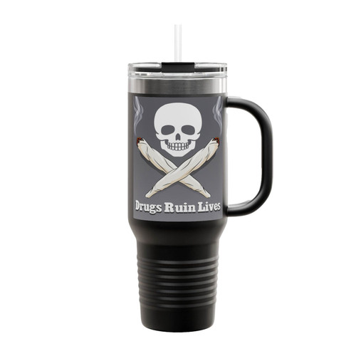 Anti Drug 1 Insulated Travel Mug