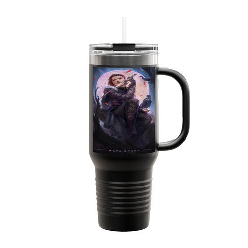 Arya Stark Moon Insulated Travel Mug