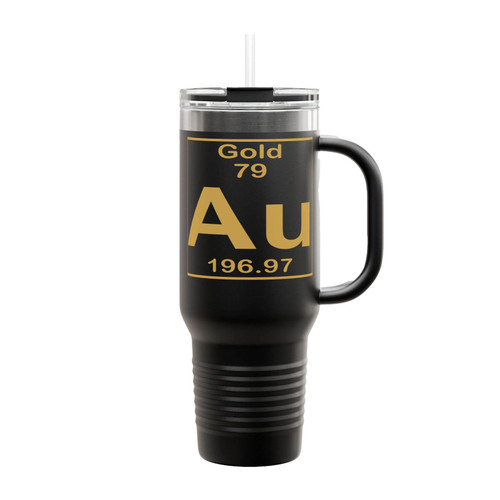 Aurum Gold Element Insulated Travel Mug