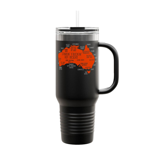 Australia Explained Insulated Travel Mug