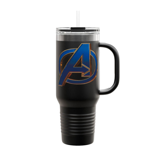 Avengers Endgame Heroic Logo Insulated Travel Mug