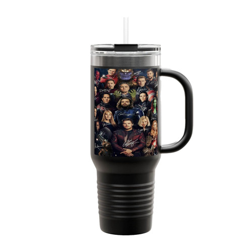 Avengers Endgame Signed Movie 2019 Insulated Travel Mug