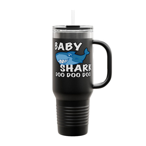 Baby Shark Blue Doo Doo Doo Insulated Travel Mug