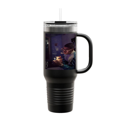 Bad Bunny Instagram Insulated Travel Mug