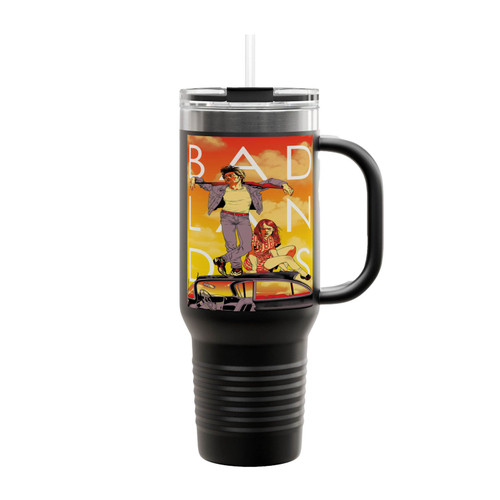 Badlands Movie Art Insulated Travel Mug