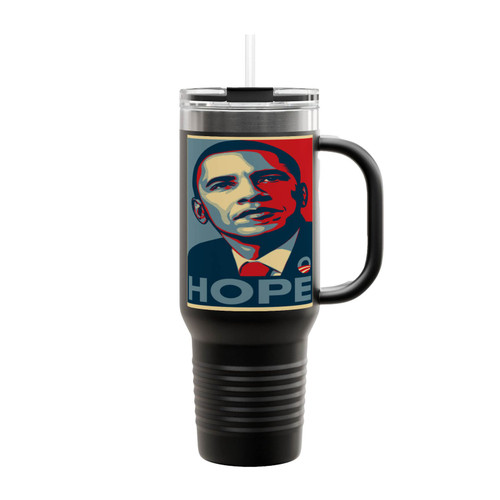 Barack Obama Hope Insulated Travel Mug