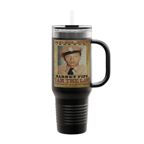 Barney Fife I Am The Law Insulated Travel Mug