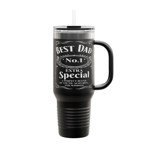 Best Dad Jack Daniels Insulated Travel Mug