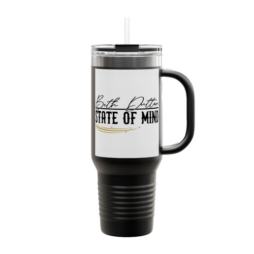 Beth Dutton State Of Mind White Insulated Travel Mug