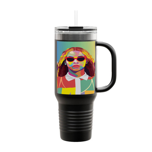 Beyonce Pop Art Insulated Travel Mug