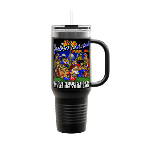 Big Johnson Pool Hall Insulated Travel Mug