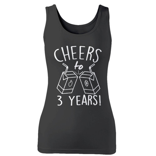High quality print of this slim fit 3rd birthday women tank top will turn heads. And bystanders won't be disappointed - the racerback cut looks good one any woman's shoulders.