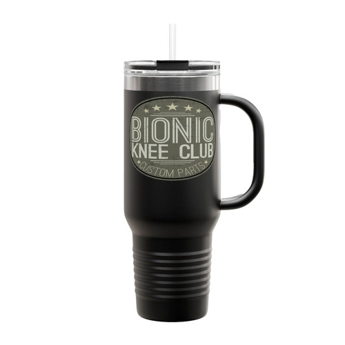 Bionic Knee Replacement Surgery Insulated Travel Mug