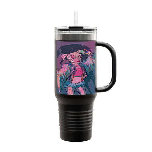 Bird Of Prey Harley Quinn Colorful Insulated Travel Mug