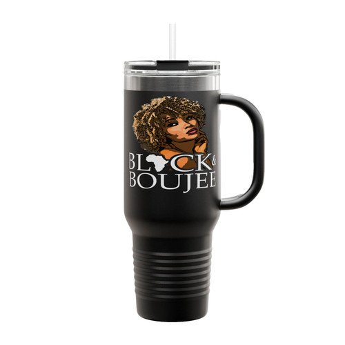 Black And Boujee Insulated Travel Mug