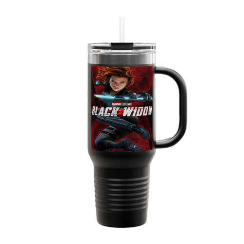 Black Widow Marvel Insulated Travel Mug