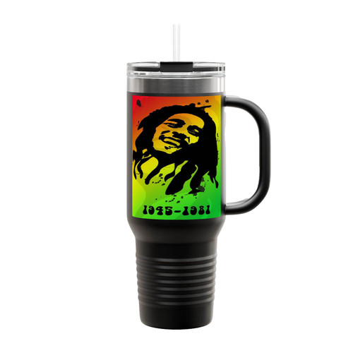 Bob Marley Reggae Insulated Travel Mug
