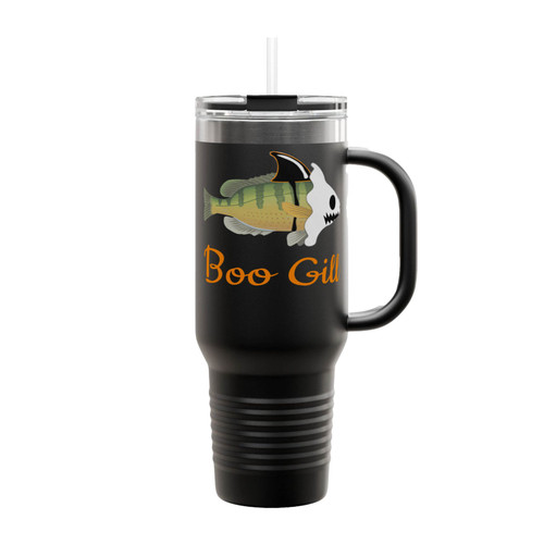 Boo Gill Halloween Insulated Travel Mug