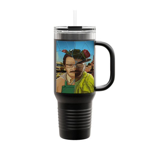 Breaking Bad Walter White 1 Insulated Travel Mug