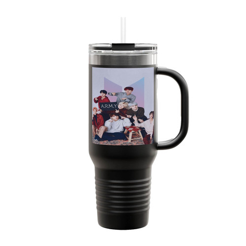 Bts Army Kpop Korean Insulated Travel Mug