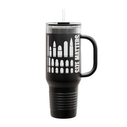 Bullet Size Matters Insulated Travel Mug