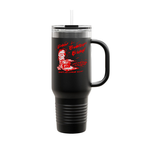 Burn Bundy Burn Logo Insulated Travel Mug