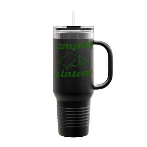 Camping Is Intents Insulated Travel Mug