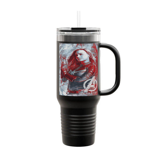 Captain Marvel 10 Insulated Travel Mug