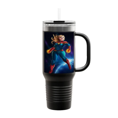 Captain Marvel 5 Insulated Travel Mug
