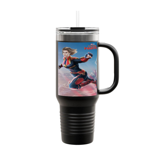 Captain Marvel 8 Insulated Travel Mug