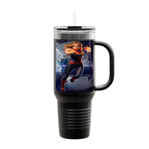 Captain Marvel Avengers Endgame 1 Insulated Travel Mug