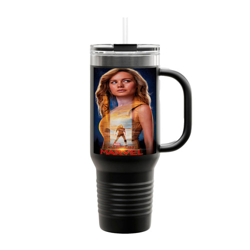 Captain Marvel Beautiful Girl Insulated Travel Mug