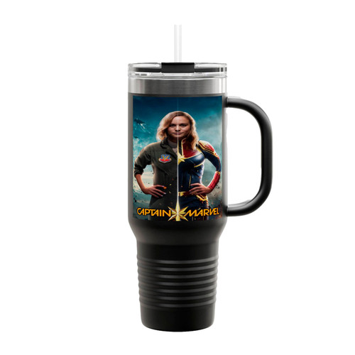 Captain Marvel Pilot Insulated Travel Mug