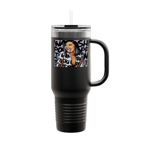 Cardi B Singer Music Insulated Travel Mug