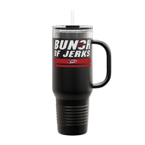 Carolina Hurricanes Bunch Of Jerks Insulated Travel Mug