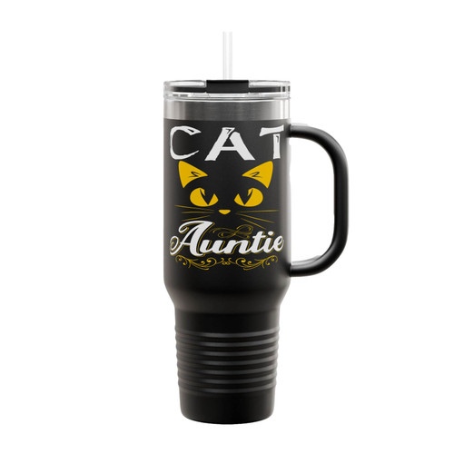 Cat Auntie Insulated Travel Mug