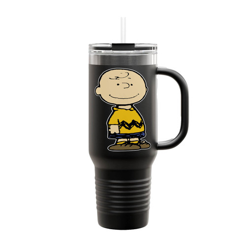 Charlie Brown Classic Cartoon Insulated Travel Mug