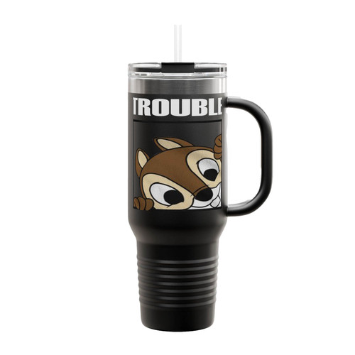 Chip And Dale Disney Couples Double Trouble Insulated Travel Mug