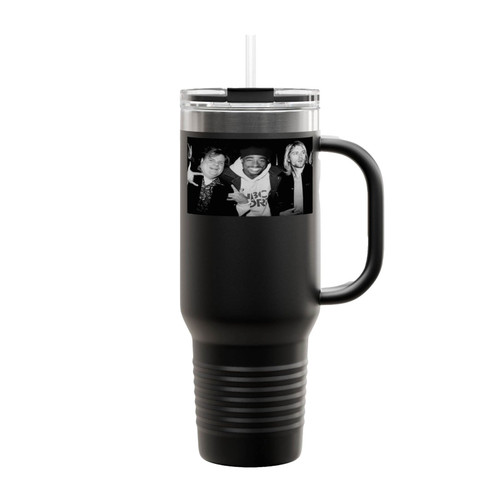 Chris Farley Kurt Cobain 2Pac Tupac Hanging Out Insulated Travel Mug