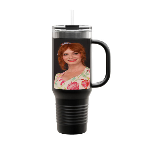 Christina Hendricks American Actress Insulated Travel Mug