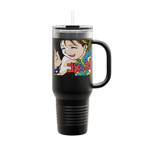 Chun-Li Gomen Ne! Insulated Travel Mug
